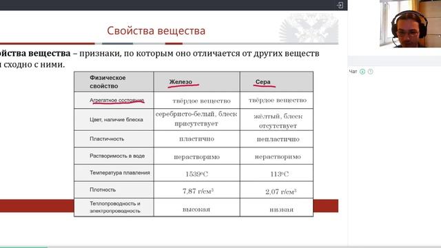 Вебинары 8 класс. Урок 1. Предмет химии, вещества смотреть онлайн