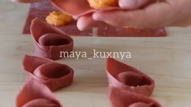 Наслаждайтесь красотой! Пельмени! Красиво, правда? Как лепить пельмени? Это легко ? смотреть онлайн