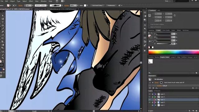 Adobe Illustrator Pen Tool Illustration done in Vector смотреть онлайн