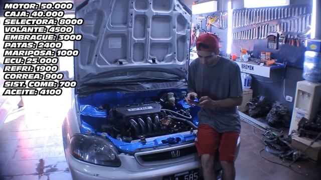 CUANTO SALE HACER UN SWAP ? | HONDA CIVIC SWAP K24 смотреть онлайн