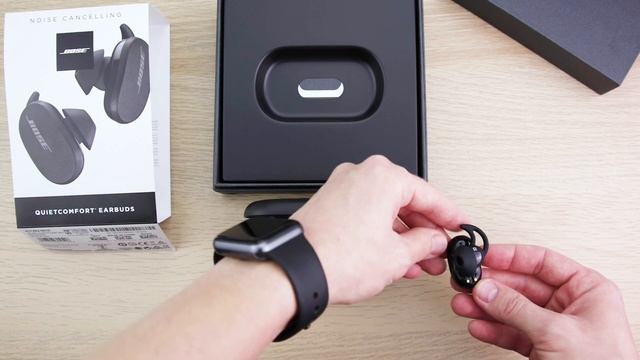 Bose QuietComfort Earbuds. Распаковка смотреть онлайн