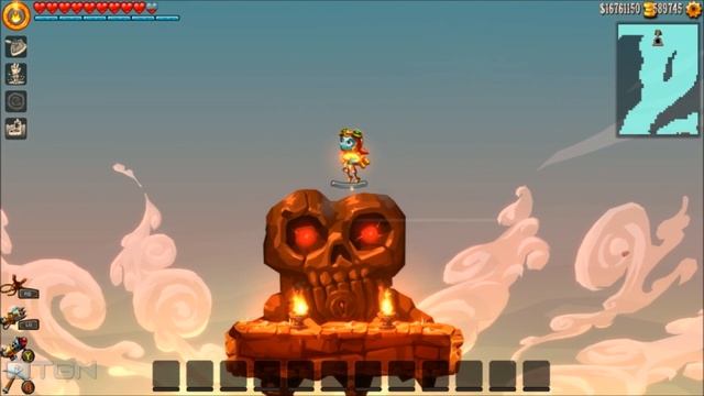 Hack SteamWorld Dig 2 Found A Secret Area Floating Skull In The Sky High Up Windy Plains смотреть онлайн