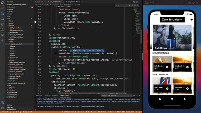 Flutter eCommerce App - Mapping the Cart Products to Deduplicate the Products in Our Cart - EP15 смотреть онлайн
