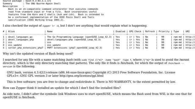 Unix & Linux: Why isn't the most recent version of Bash being used? смотреть онлайн