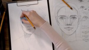 Как нарисовать лицо человека поэтапно карандашом | Видео уроки по рисованию для начинающих