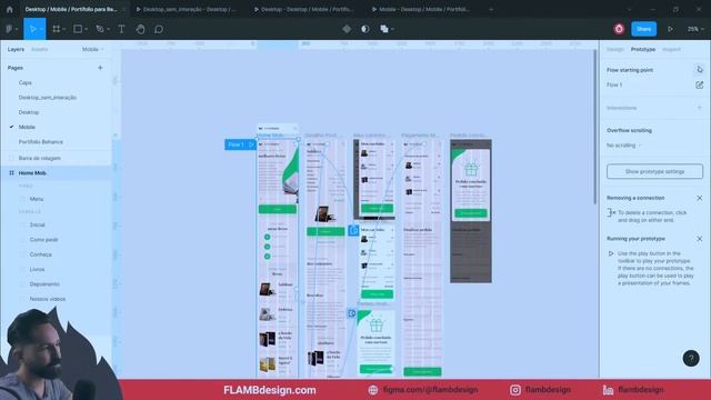 Como preparar e [compartilhar] um Protótipo - @Figma tutorial смотреть онлайн