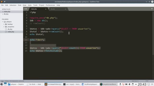127 - PHP PDO: Formas de Contar el Número de Filas [PHP 7 - Español] смотреть онлайн