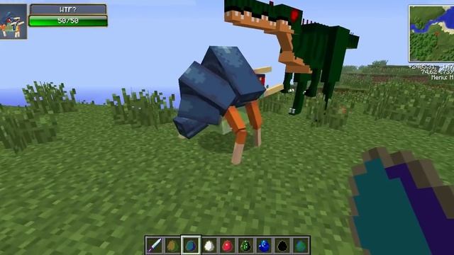 MINECRAFT ОБЗОР МОДА ORESPAWN / Мир динозавров Minecraft мод OreSpawn смотреть онлайн