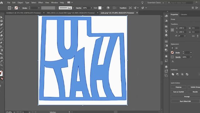 Illustrator Logo Image trace and expand смотреть онлайн