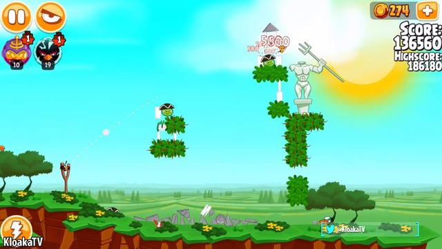 Angry Birds Seasons 1-6 Marie Hamtoinette Walkthrough (3 Stars) смотреть онлайн