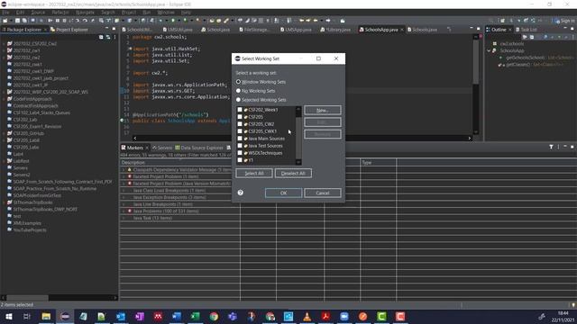 Organize Eclipse Projects with Working Sets - Tutorial #eclipseIDE #java смотреть онлайн