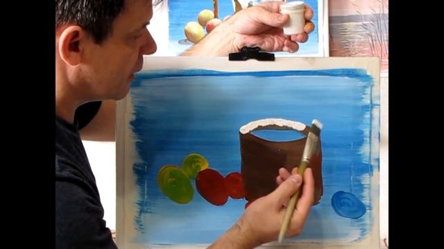 Мастер Класс. Гуашь. СВЕТЛЫЙ ПРАЗДНИК ПАСХИ. Подробный видеоурок. смотреть онлайн