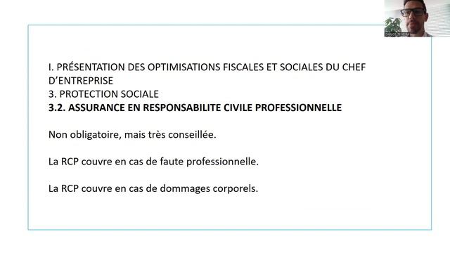 OPTIMISATIONS FISCALES ET SOCIALES DU CHEF D ENTREPRISE - 21/06/2023 смотреть онлайн