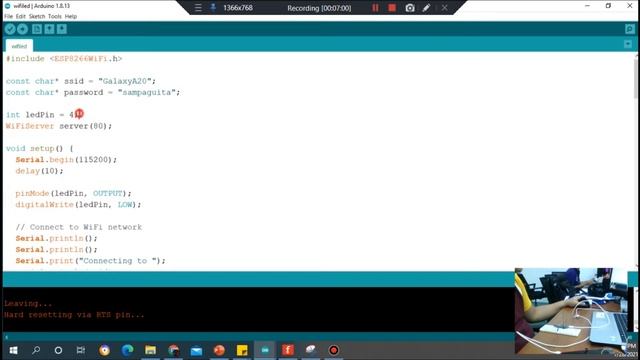 Arduino Web based Led Controlled v1 using nodemcu смотреть онлайн