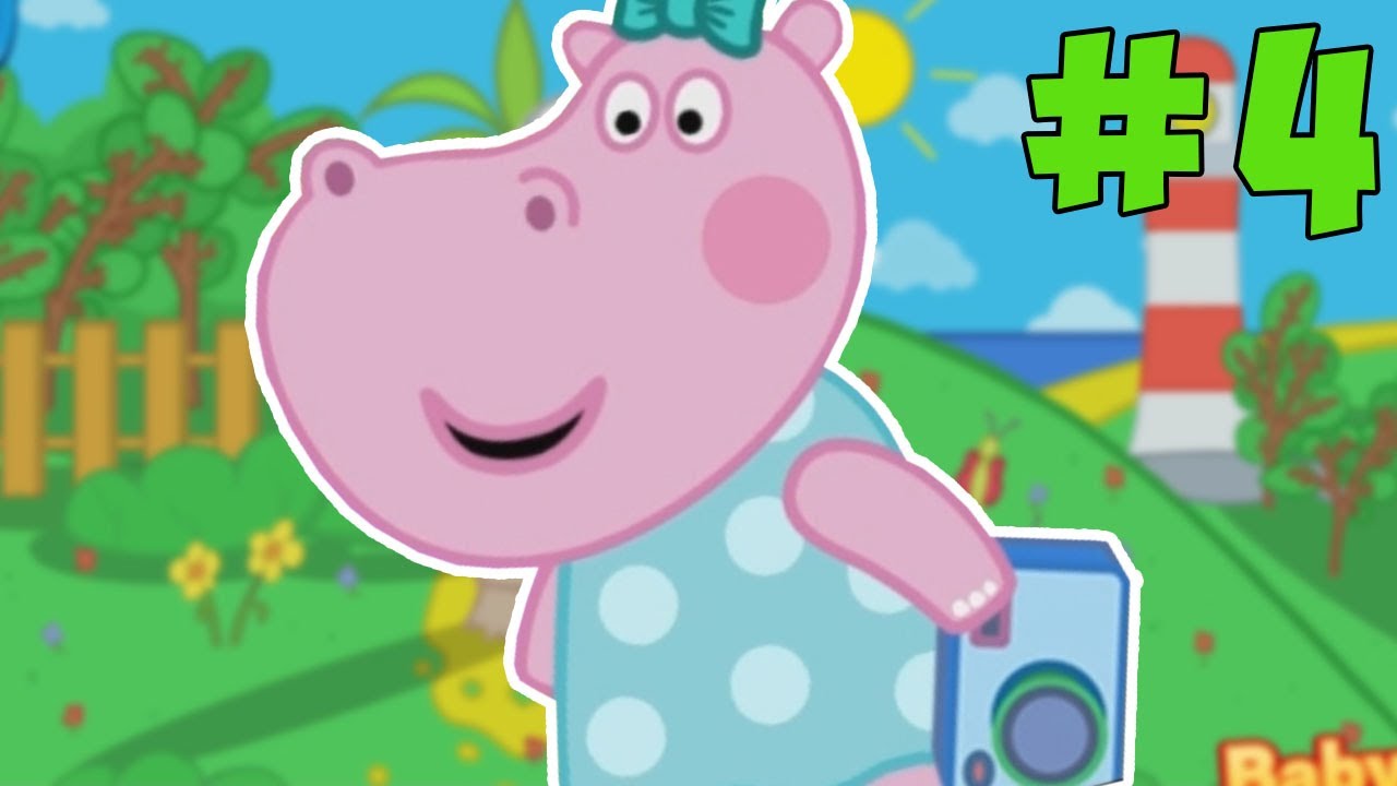 Автосервис. 4 серия игры Семейка Гиппо. Приключения Hippo на канале BabyMax. Прохождение игры.