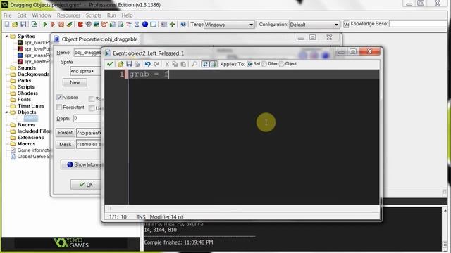 GameMaker Tutorial - Drag Objects смотреть онлайн