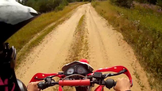 Irbis TTR 250. Moto ep. 6 часть 2. Дорога на Ширков Погост со стороны Истока Волги смотреть онлайн