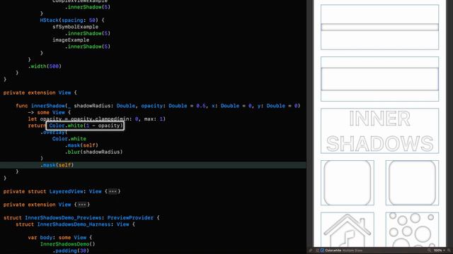SwiftUI Tutorial: Inner-Shadows - Redux - Creating An Inner-Shadow Extension That Does It All!