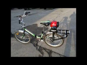 Удобный мотовелосипед Комета с автоматическим сцеплением