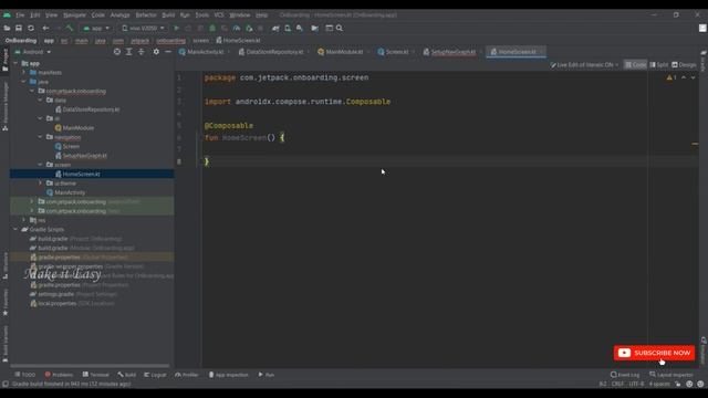 MVVM Architecture in Compose OnBoarding Screen in Jetpack Compose | Android | Kotlin | Make it Easy смотреть онлайн