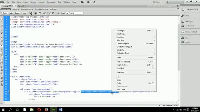 Bootstrap responsive webpage смотреть онлайн