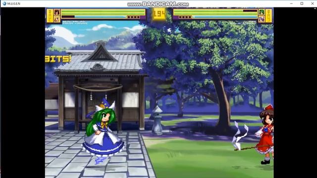 M.U.G.E.N - Reimu Hakurei Demonstration (with Download Link) смотреть онлайн