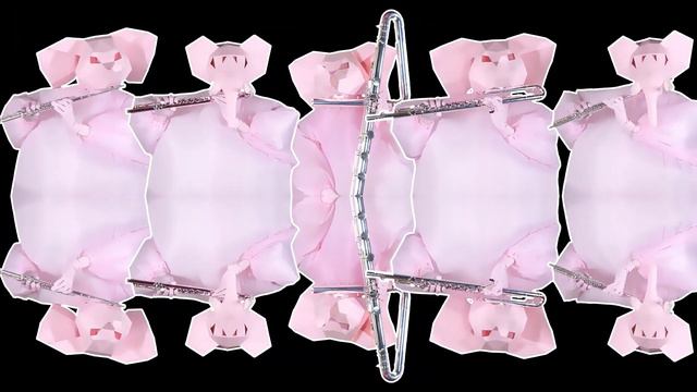Two Elephant Flute Choir - Pink Elephants On Parade!