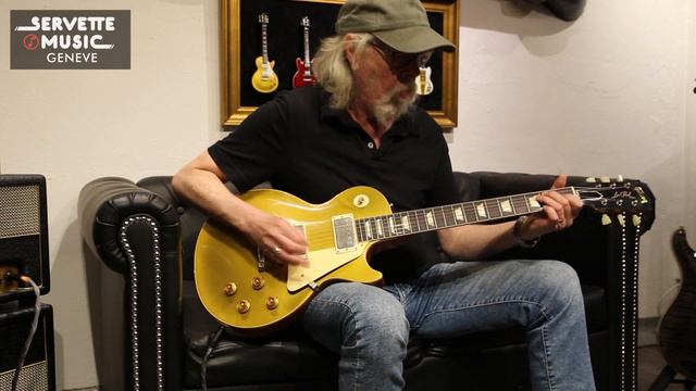 ServetteMusicTV : Gibson Custom Shop Les Paul '57 VOS Gold Top смотреть онлайн