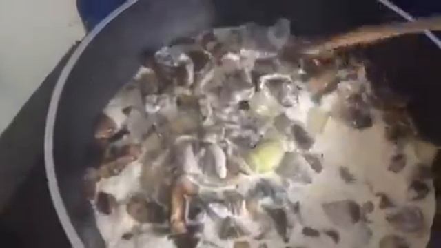 Макароны с грибами смотреть онлайн