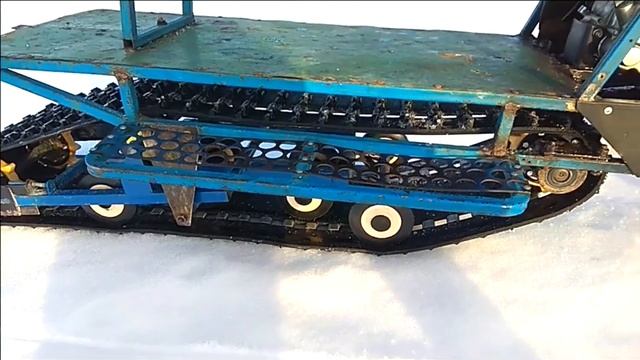Самодельный снегоход "Микс". смотреть онлайн