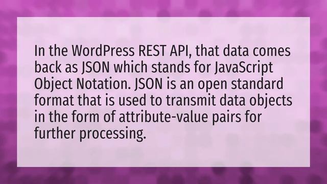 What is a JSON REST API? смотреть онлайн