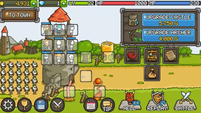 50 левл Босс Grow Castle rart 3 Защищаем Замок смотреть онлайн