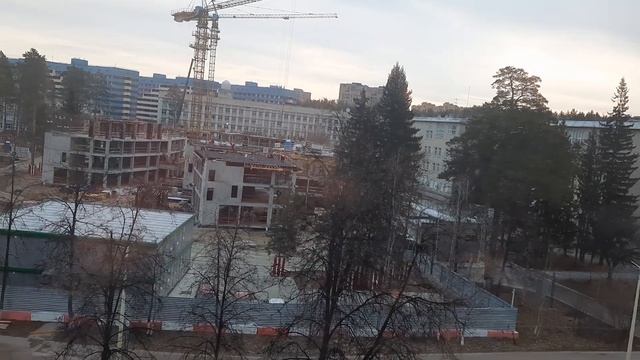 Строительство нового кампуса НГУ, ноябрь 2022г. смотреть онлайн