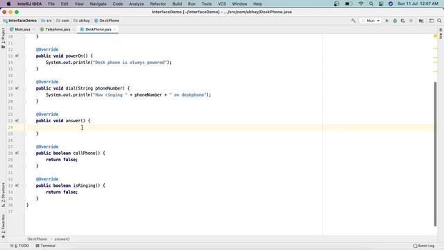 Java Interface(OOP) Project | Telecommunication App | Java OOPs Project смотреть онлайн