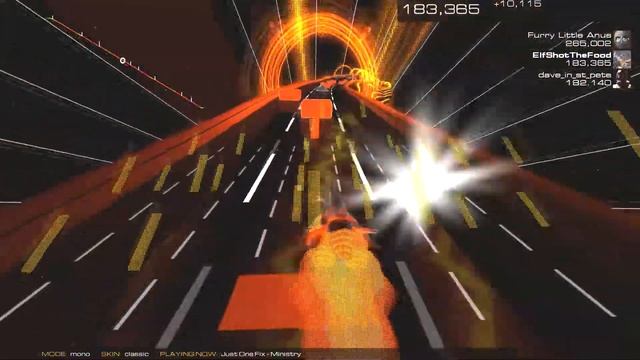 Audiosurf 2 - Just One Fix (Ministry) смотреть онлайн