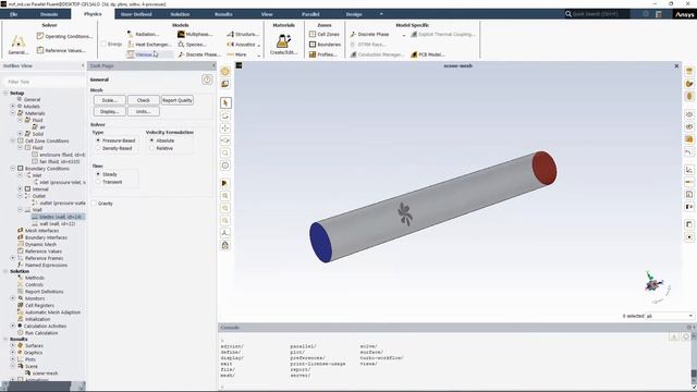 Axial Fan Ansys Fluent Simulation смотреть онлайн
