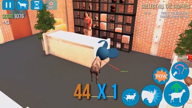 Goat Simulator - Gameplay Walkthrough Part 4 - Goat City Bay (iOS, Android) смотреть онлайн