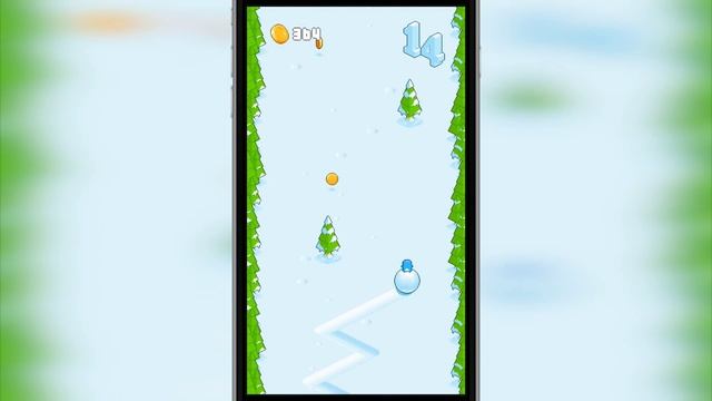 let’s play "Snow Roll" для iOS (iPhone/iPad) смотреть онлайн