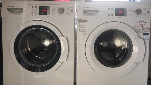 Wash Race - Bosch WAQ284S0 VS WAQ28460 - Darks 40° смотреть онлайн