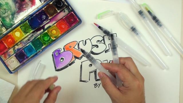 Brush Pens by Mudder Review - Draw with Watercolor Pens | BP смотреть онлайн