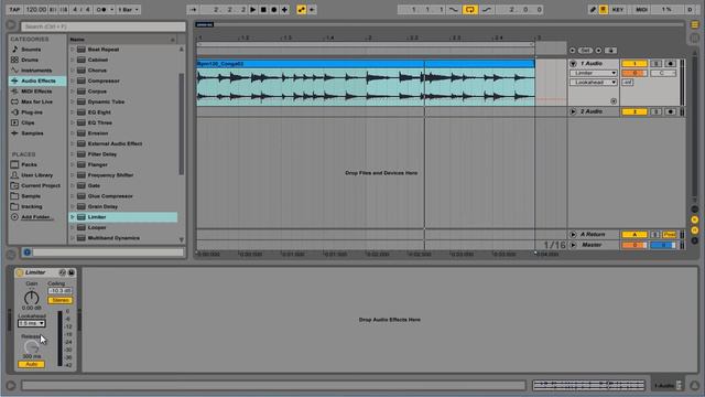 Обзор Ableton Live Limiter смотреть онлайн