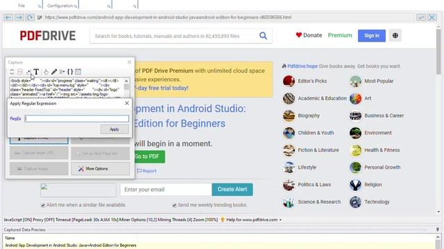 Scraping PDF URLs from pdfdrive.com смотреть онлайн