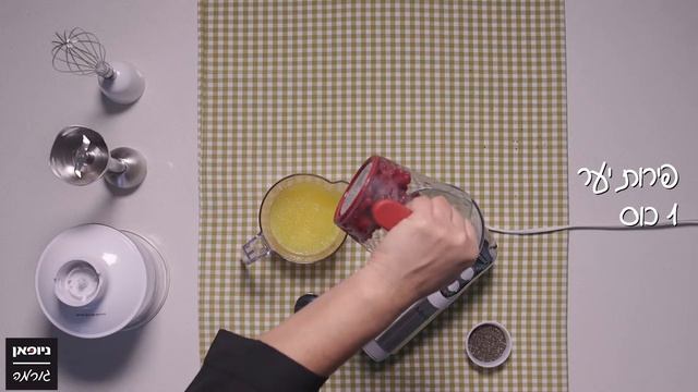 מתכונים בלנדר מוט משולב MIXO