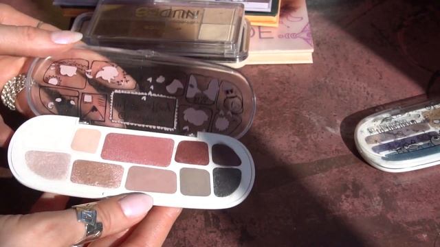 Все мои палетки теней 2ая часть // Весь Bernovich и Коллекция бюджетных палеток смотреть онлайн