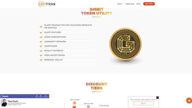 ICO GigTricks (GBTC). Чем интересно ICO? смотреть онлайн