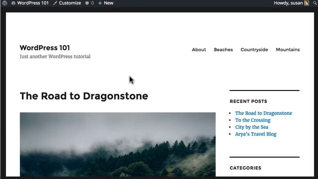 Using The WordPress Admin Bar смотреть онлайн