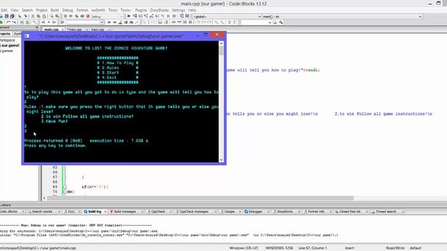 C++ Text Based Game (2/6) смотреть онлайн