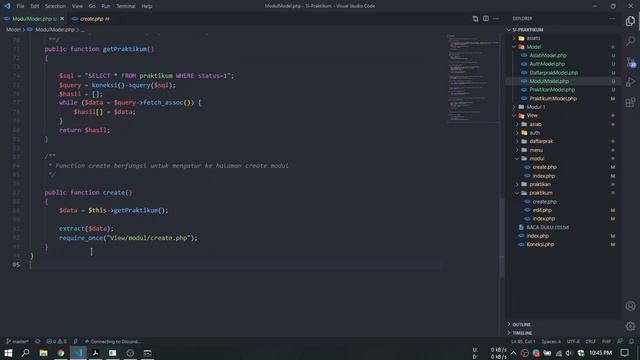 [MODUL 3] 8.1.3. Ubah file ModulModel.php смотреть онлайн