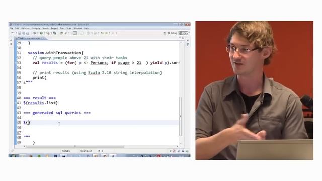 Typesafe Slick - Bay Area Scala Enthusiasts - October 2012 смотреть онлайн
