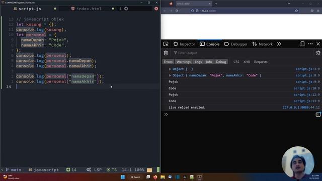 JAVASCRIPT TUTORIAL #10 TYPE DATA OBJECT смотреть онлайн